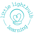 logo little lightbulb learning - heart lightbulb icon